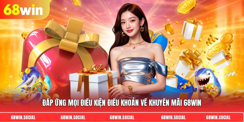 Đáp ứng mọi điều kiện điều khoản về khuyến mãi 68WIN