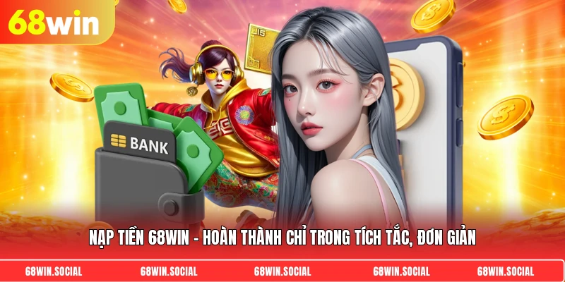Nạp tiền 68win - Hoàn thành chỉ trong tích tắc, đơn giản