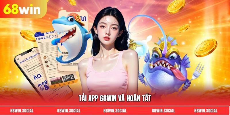 Tải app 68win và hoàn tất